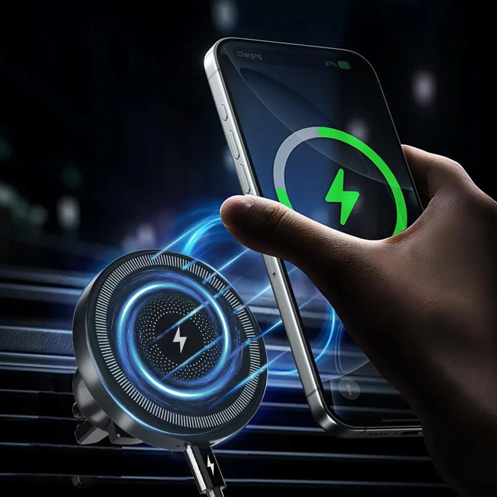 Magnetic Wireless Car Charger  - Magnetic Phone Holder For Car Vent 评论和价格