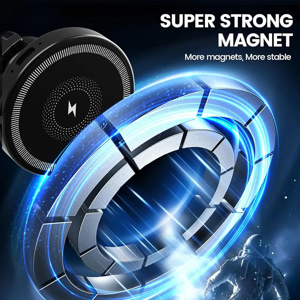 Magnetic Wireless Car Charger  - Magnetic Phone Holder For Car Vent 评论和价格