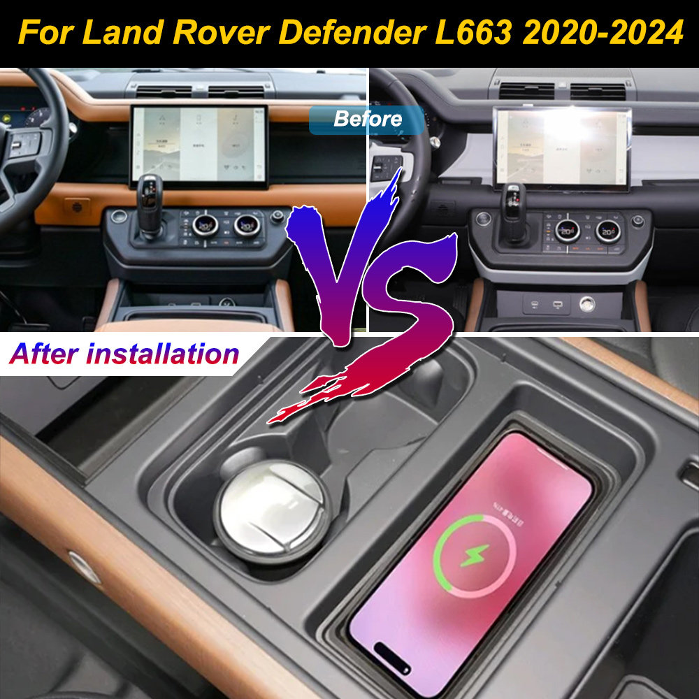 for Land Rover Range Rover Def - Wireless Car Charger Mount Fast Charging 评论和价格