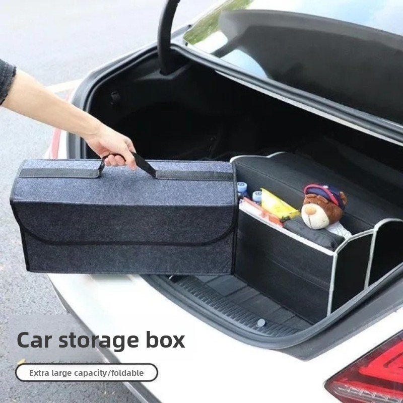 Car Trunk Storage Box Felt Fol - Car Trunk Organizer Foldable Storage Box 评论和价格