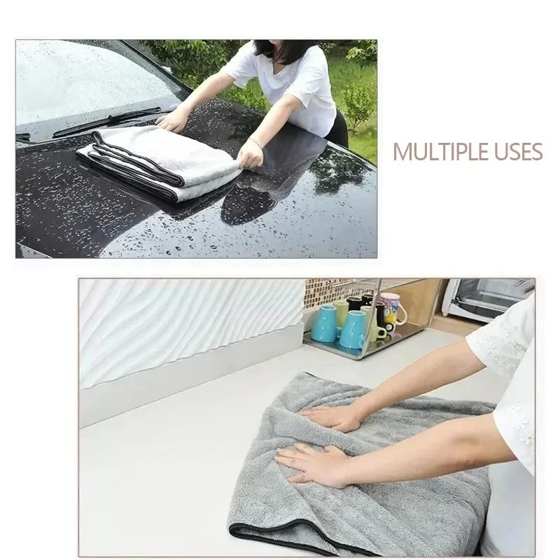 Microfiber Car Wash Towel Supe - Microfiber Car Drying Towel Super Absorbent 评论和价格