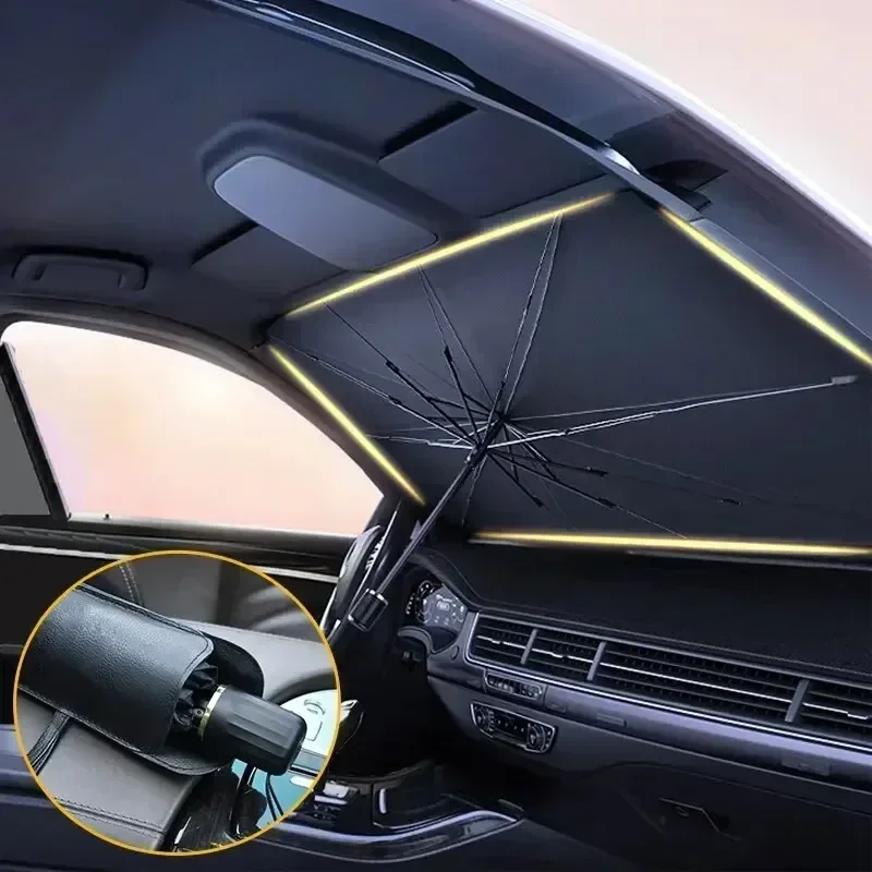 Multi Purpose Convenient Folda - Car Sunshade Windshield Umbrella Foldable 评论和价格