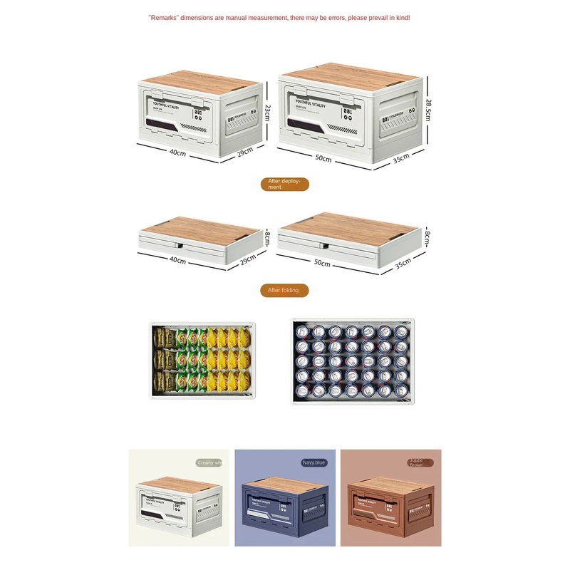 Outdoor Storage Box Camping Fo - Car Trunk Organizer Foldable Storage Box 评论和价格