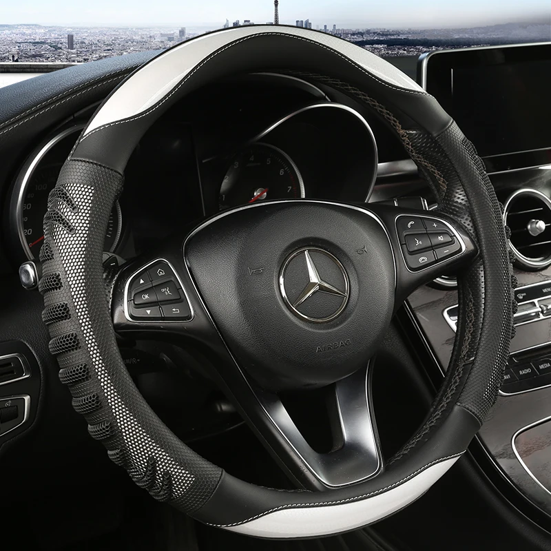 Three-dimensional Honeycomb Ca - Car Steering Wheel Cover Anti Slip Breathable 评论和价格