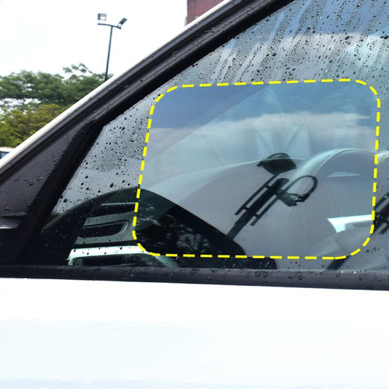 4Pcs Anti Fog Glare Rainproof  - Anti Glare Car Rearview Mirror Film 评论和价格