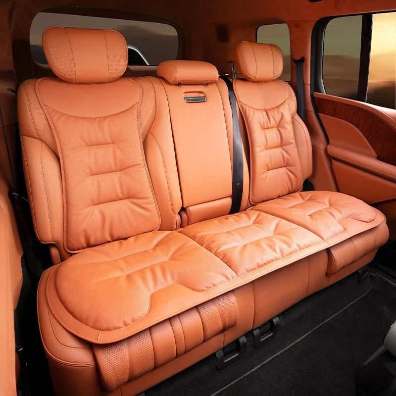 Universal Nappa Leather Soft C - Leather Car Seat Covers Full Set Universal 评论和价格