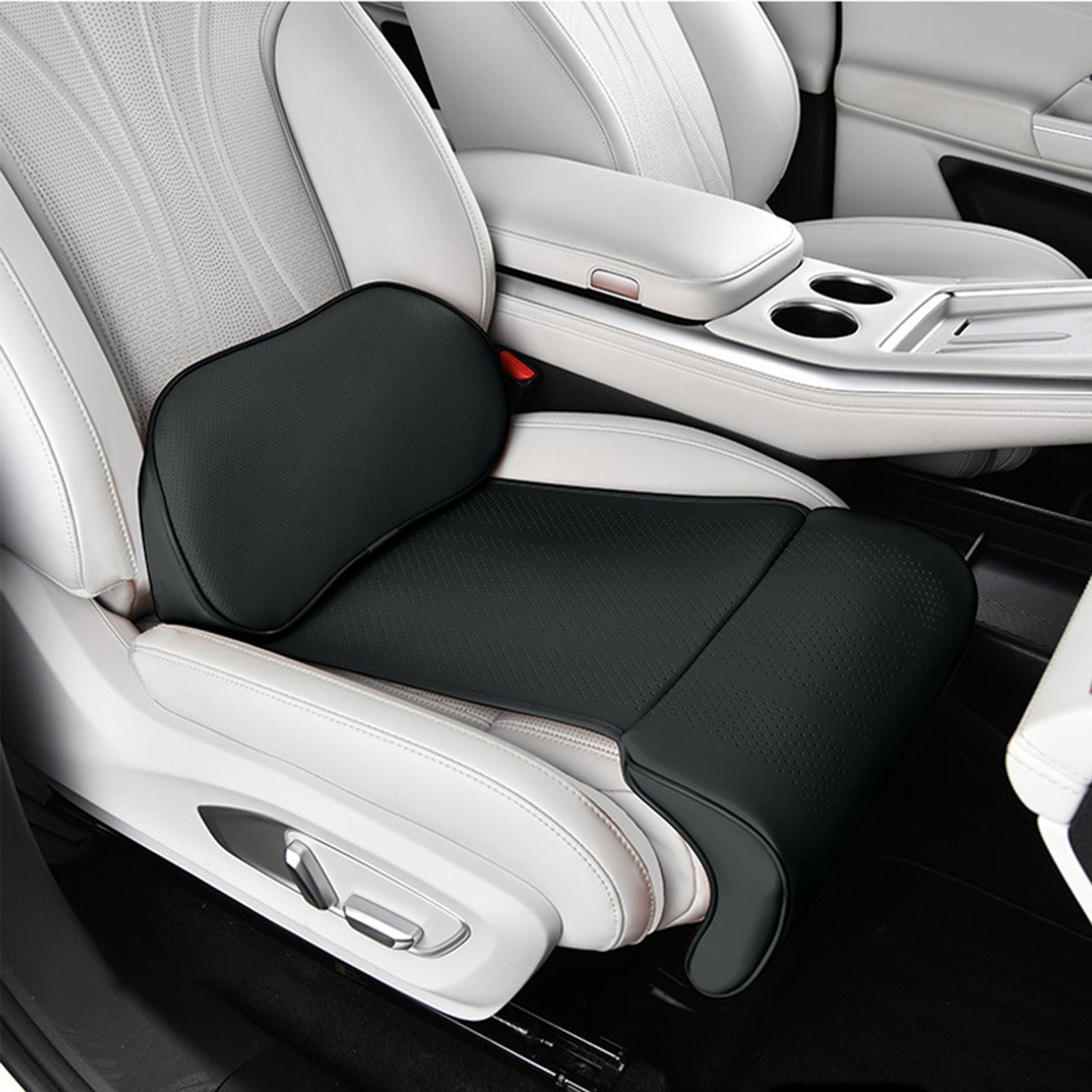 Seat Cushion For Car Ergonomic - Memory Foam Car Neck Pillow Lumbar Support 评论和价格