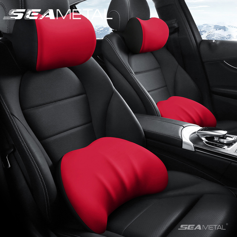 SEAMETAL Car Headrest Pillow E - Memory Foam Car Neck Pillow Lumbar Support 评论和价格