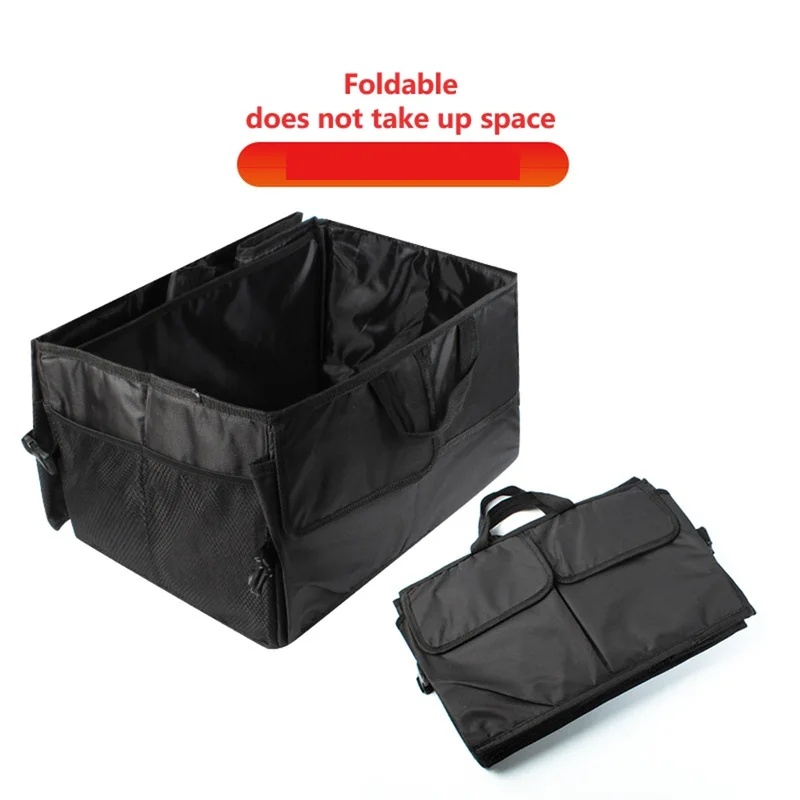 Foldable Large‑Capacity Car Tr - Car Trunk Organizer Foldable Storage Box 评论和价格