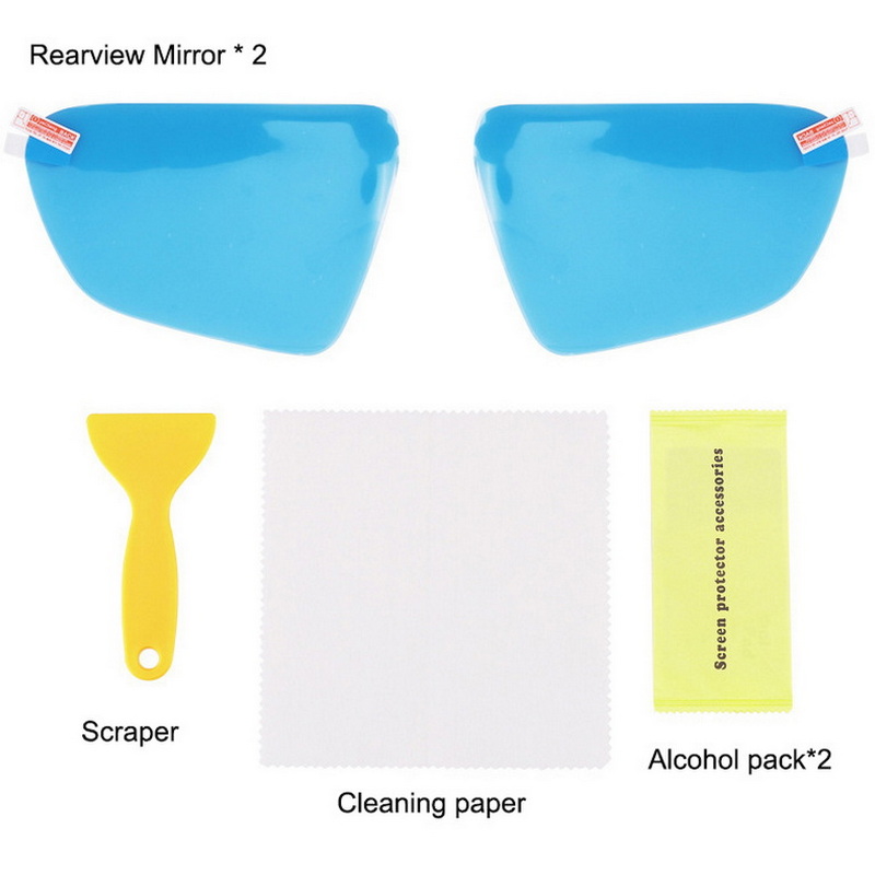 2pcs Rearview Mirror Rainproof - Anti Glare Car Rearview Mirror Film 评论和价格